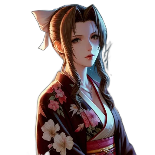 staff, dress, face, flower transparent PNG cut-out