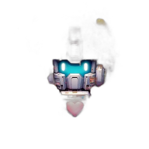 robot, jewelry, weapon, crown transparent PNG cut-out
