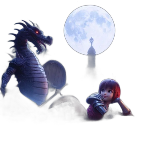 dragon, creature, concept art, fantasy art transparent PNG cut-out