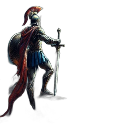 sword, staff, weapon, dragon transparent PNG cut-out