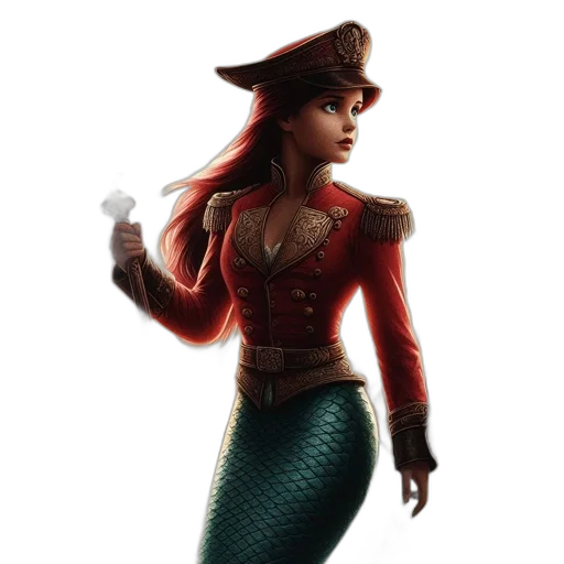 hat, staff, jacket, concept art transparent PNG cut-out