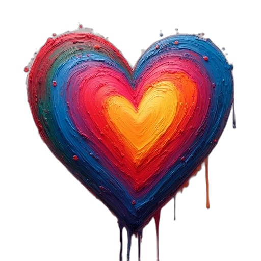 watercolor, photorealistic, colorful, neon transparent PNG cut-out
