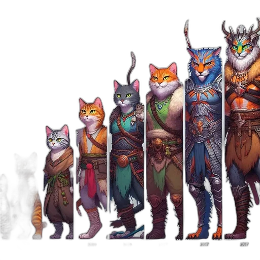 fantasy art, concept art, pixel art, comic book art transparent PNG cut-out