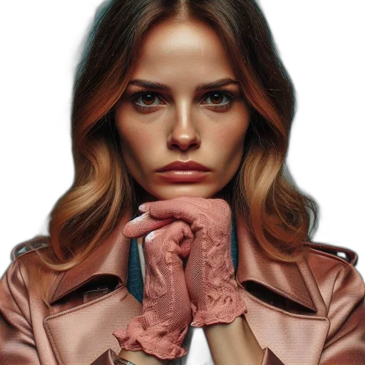 jacket, face, jewelry, mask transparent PNG cut-out