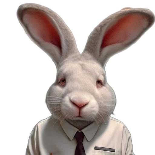 staff, animal, 3d render, photorealistic transparent PNG cut-out