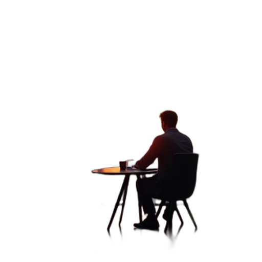 staff, furniture, jacket, robot transparent PNG cut-out