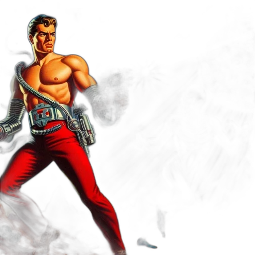 comic book art, concept art, pixel art, fantasy art transparent PNG cut-out