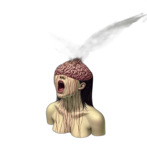 mask, hair, face, hat transparent PNG cut-out