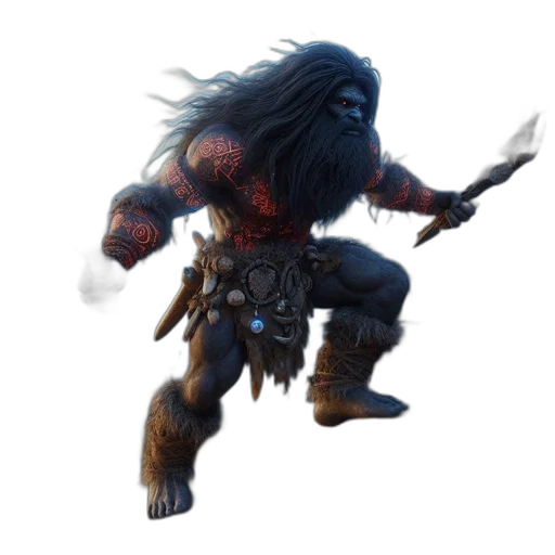 creature, staff, weapon, animal transparent PNG cut-out