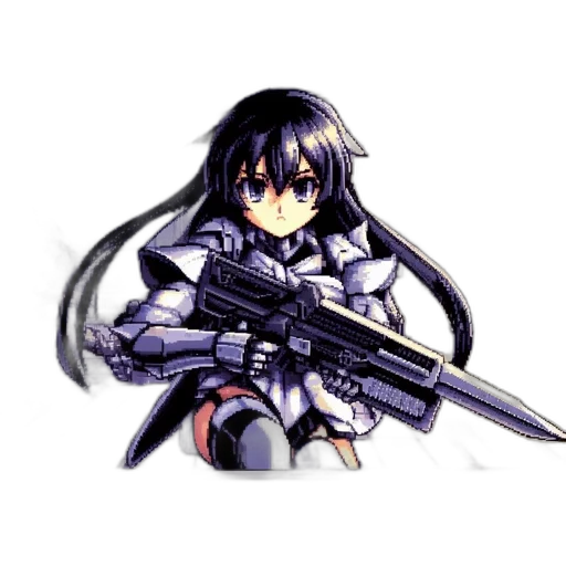 weapon, robot, sword, staff transparent PNG cut-out