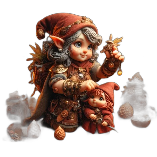 staff, concept art, fantasy art, 3d render transparent PNG cut-out