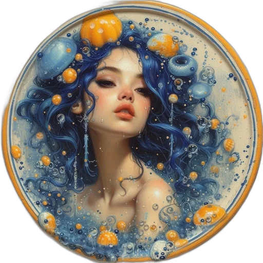 jewelry, fantasy art, oil painting, photorealistic transparent PNG cut-out
