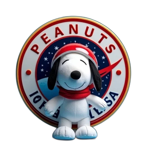 plush, toy, snoopy, dressed transparent PNG cut-out
