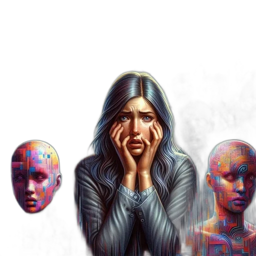 mask, face, comic book art, concept art transparent PNG cut-out