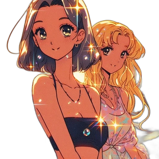 dress, crown, jewelry, anime transparent PNG cut-out