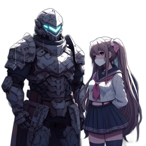 robot, weapon, sword, mask transparent PNG cut-out