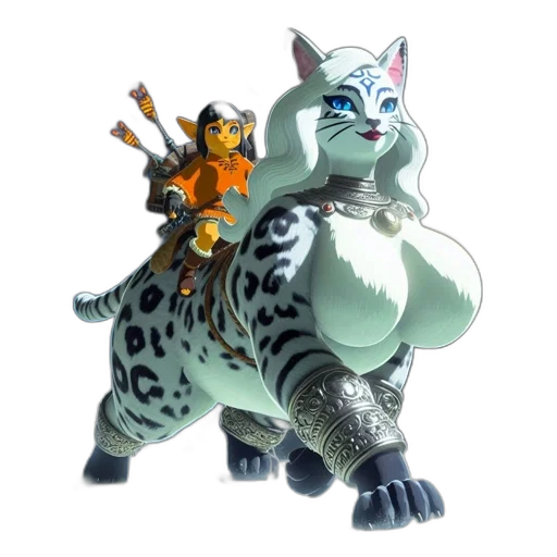 animal, creature, dragon, staff transparent PNG cut-out