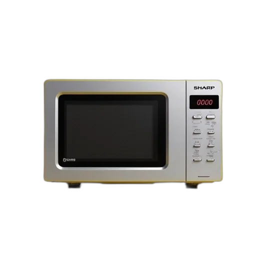 silver, microwave, oven, digital transparent PNG cut-out