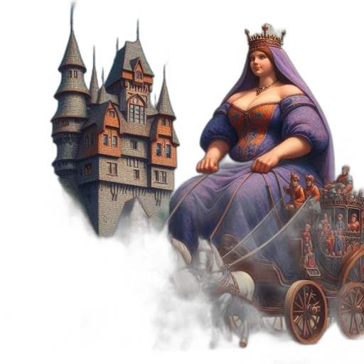 crown, concept art, fantasy art, 3d render transparent PNG cut-out