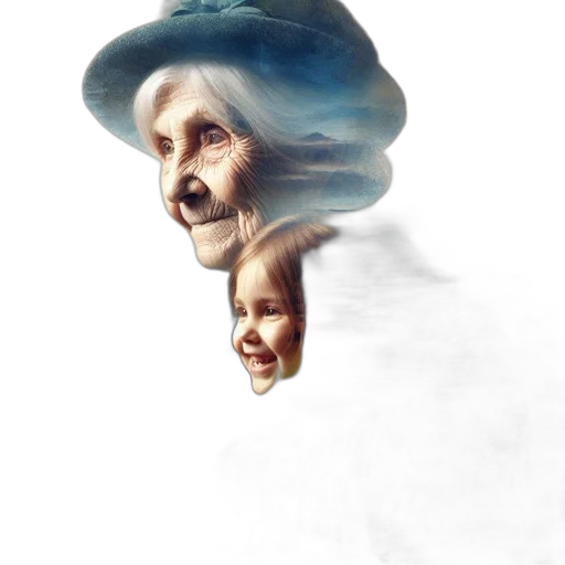 face, hat, mask, photorealistic transparent PNG cut-out