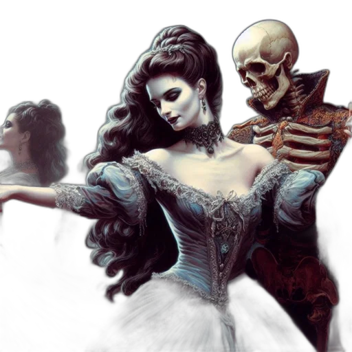 fantasy art, concept art, comic book art, photorealistic transparent PNG cut-out