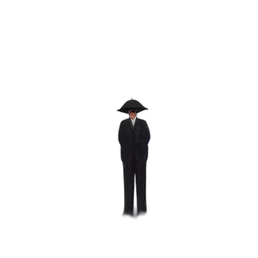 umbrella, staff, hat, mask transparent PNG cut-out