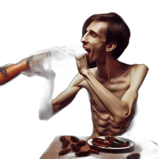 food, robot, bottle, concept art transparent PNG cut-out