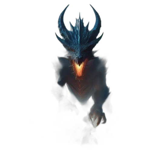 dragon, creature, mask, animal transparent PNG cut-out