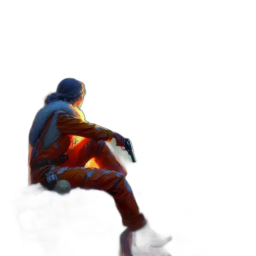 jacket, robot, shoes, bottle transparent PNG cut-out