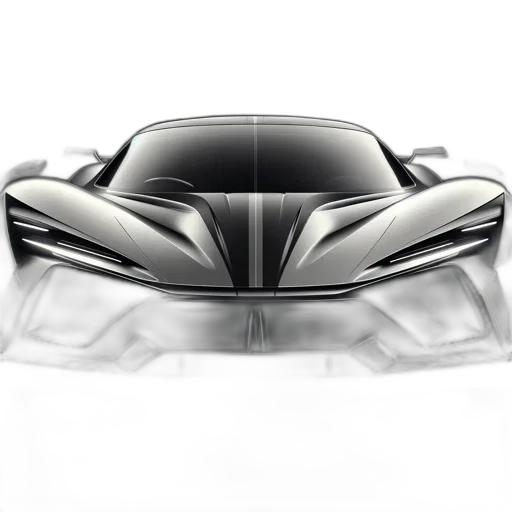 car, crown, 3d render, photorealistic transparent PNG cut-out