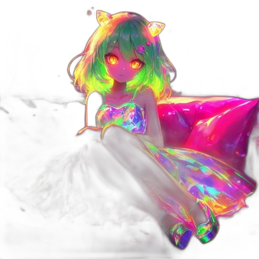 dress, mask, creature, crown transparent PNG cut-out
