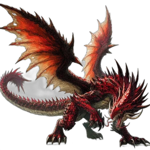dragon, weapon, creature, animal transparent PNG cut-out