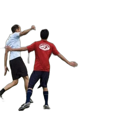 staff, two, men, playing transparent PNG cut-out