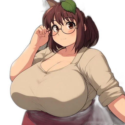 dress, hat, staff, animal transparent PNG cut-out