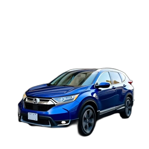 car, photorealistic, blue, honda transparent PNG cut-out