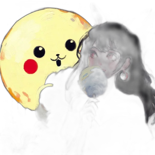 watercolor, anime, concept art, oil painting transparent PNG cut-out