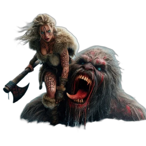 creature, concept art, fantasy art, comic book art transparent PNG cut-out