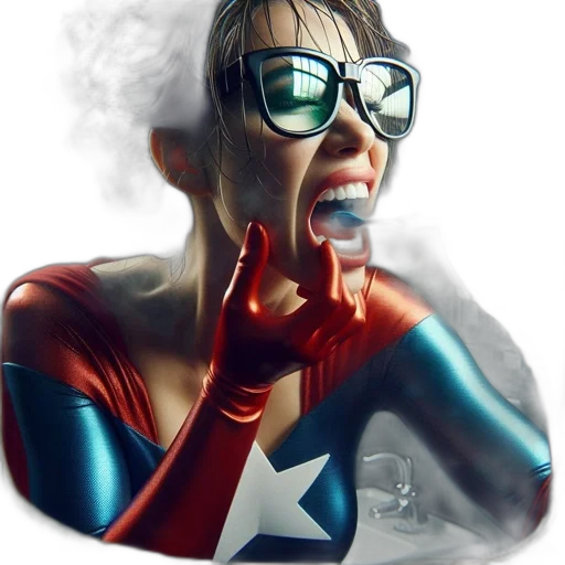 comic book art, concept art, photorealistic, fantasy art transparent PNG cut-out