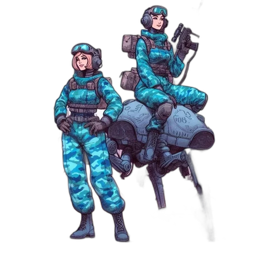 staff, weapon, robot, jacket transparent PNG cut-out