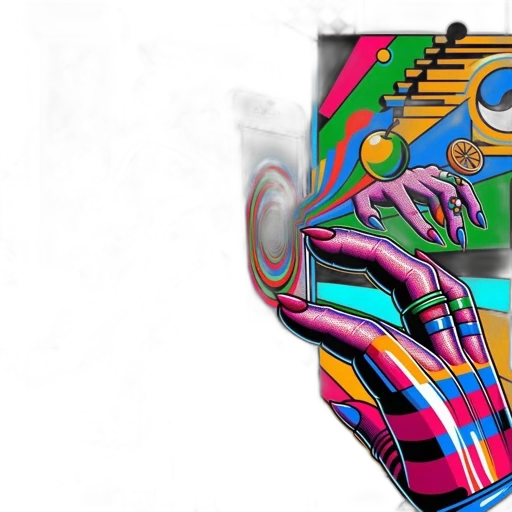 mask, face, concept art, vaporwave transparent PNG cut-out