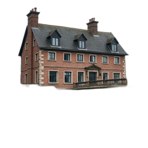 building, staff, 3d render, photorealistic transparent PNG cut-out