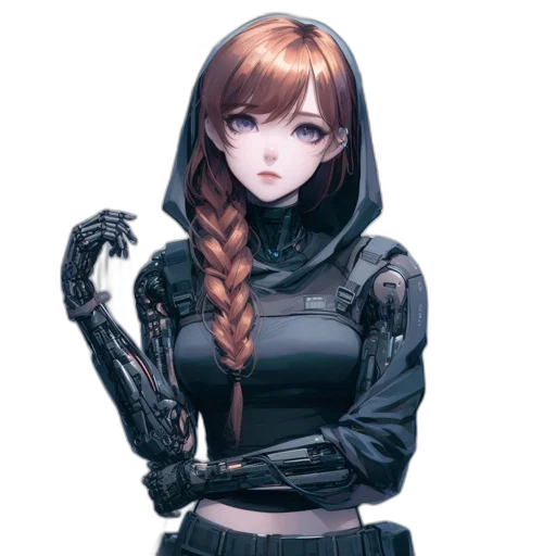 jacket, staff, weapon, face transparent PNG cut-out