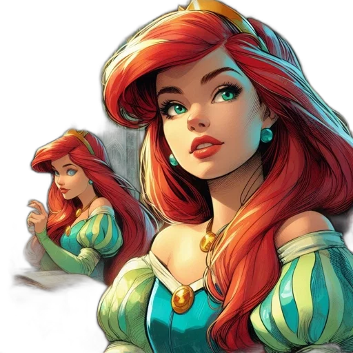 dress, comic book art, concept art, fantasy art transparent PNG cut-out