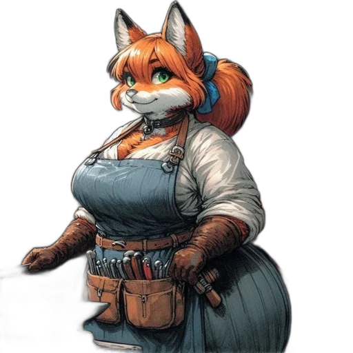 staff, jacket, dress, animal transparent PNG cut-out