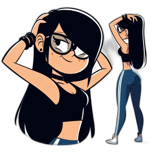 cartoon, concept art, anime, comic book art transparent PNG cut-out