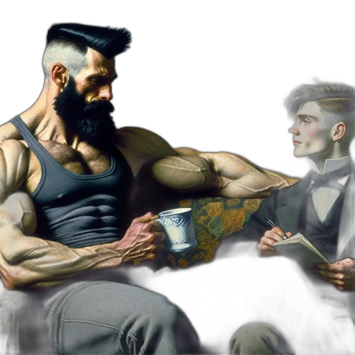 concept art, comic book art, oil painting, fantasy art transparent PNG cut-out