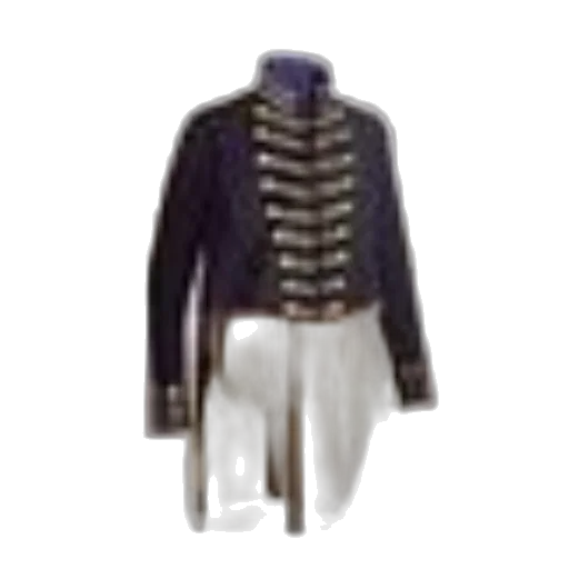 jacket, 3d render, formal, military transparent PNG cut-out