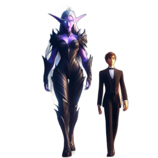 staff, concept art, fantasy art, 3d render transparent PNG cut-out