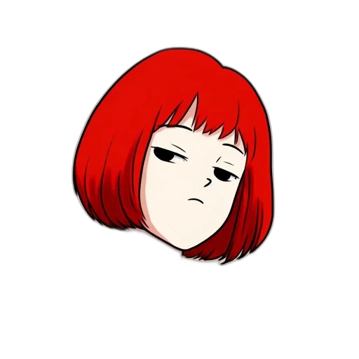 face, hair, staff, creature transparent PNG cut-out