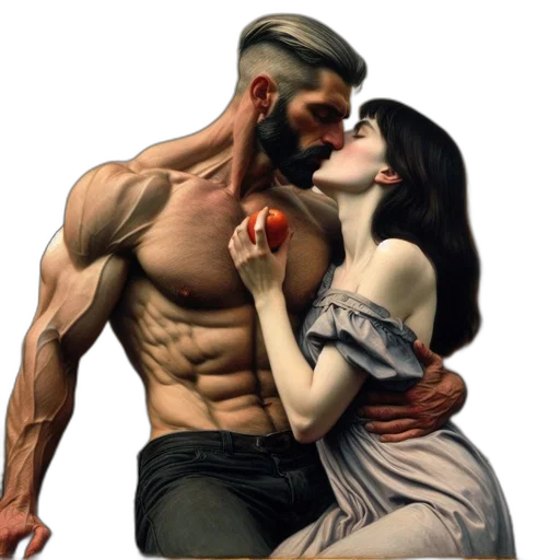 concept art, fantasy art, photorealistic, oil painting transparent PNG cut-out